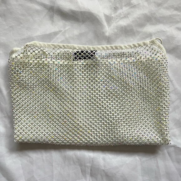 NWT WeWoreWhat Crystal Mesh Camo in White - Picture 4 of 6